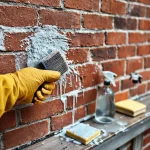 Фото по теме: Чем отмыть высолы на кирпичной стене после зимы