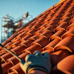 Фото по теме: Укладка натуральной керамической черепицы на крутую крышу