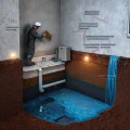 Фото по теме: Как сделать гидроизоляцию подвала от грунтовых вод изнутри
